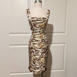 Roberto Cavalli Animal-Print Dress